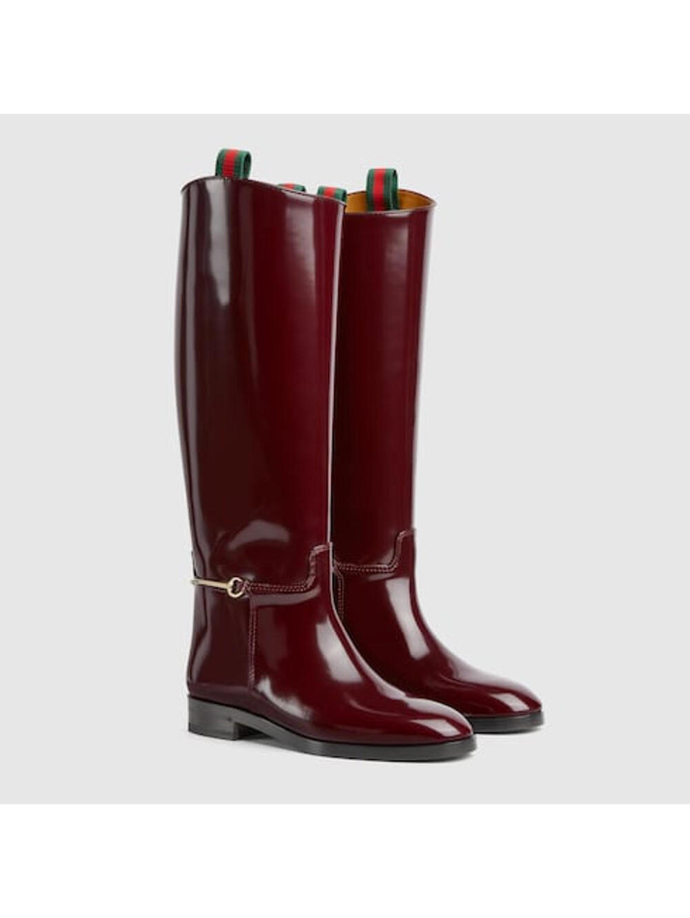Gucci Slim Horsebit Shiny Boots (Please request your size before purchasing) - Picture 2 of 3